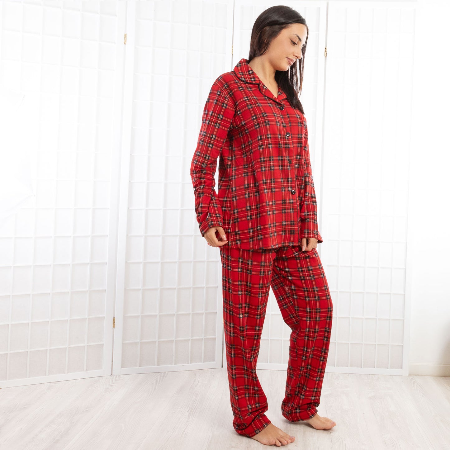 immagine-8-toocool-pigiama-invernale-scozzese-plaid-natalizio-bj6053