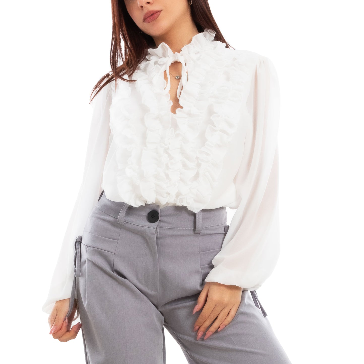 immagine-9-toocool-blusa-donna-camicia-ruches-volant-vb-3327