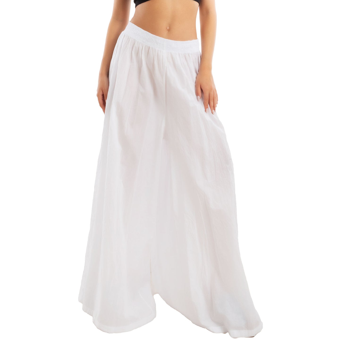 toocool pantaloni leggeri donna estivi cotone larghi ampi ms 95188