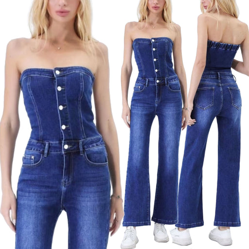 immagine-1-toocool-salopette-jeans-donna-overall-tuta-intera-st871