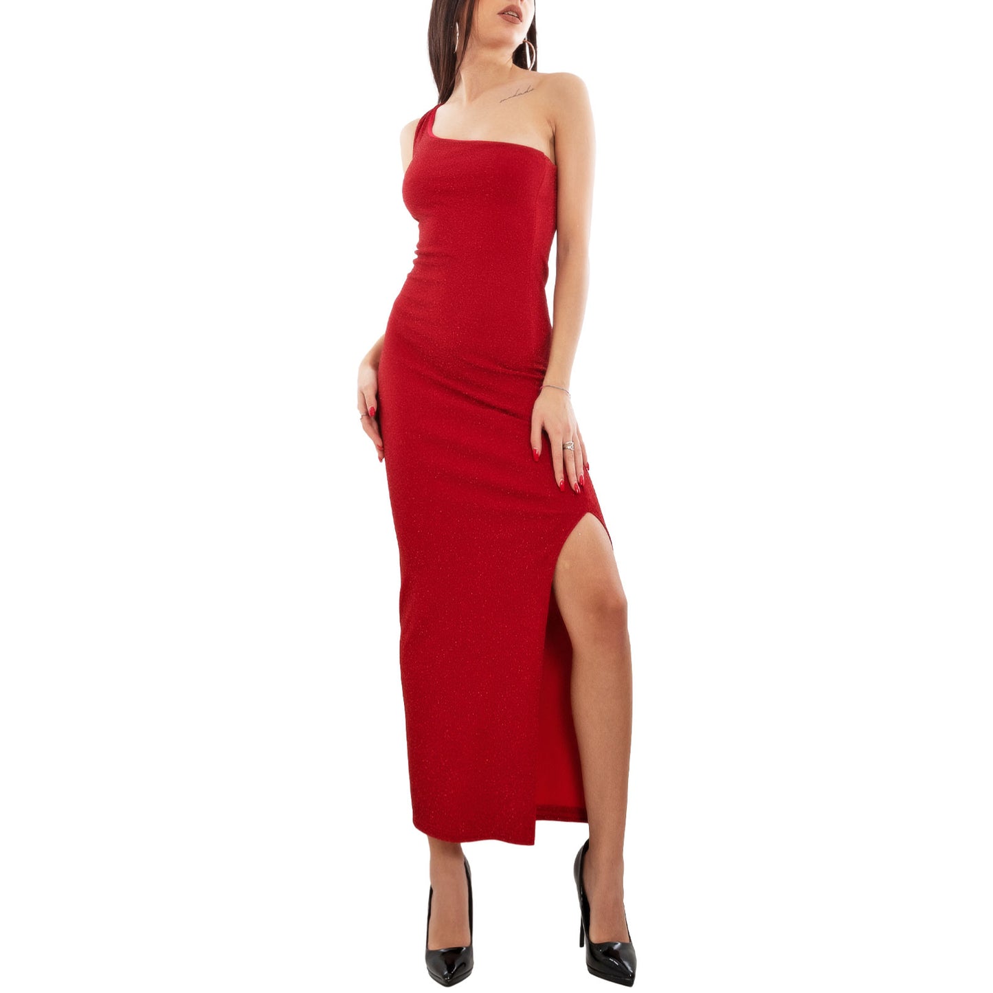 immagine-10-toocool-abito-lungo-lurex-glitter-monospalla-fi-2120