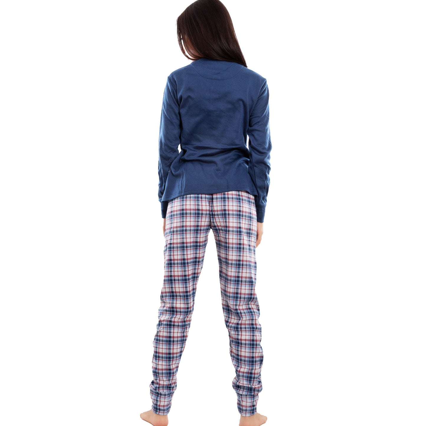 immagine-10-toocool-pigiama-donna-felpato-scozzese-d7787