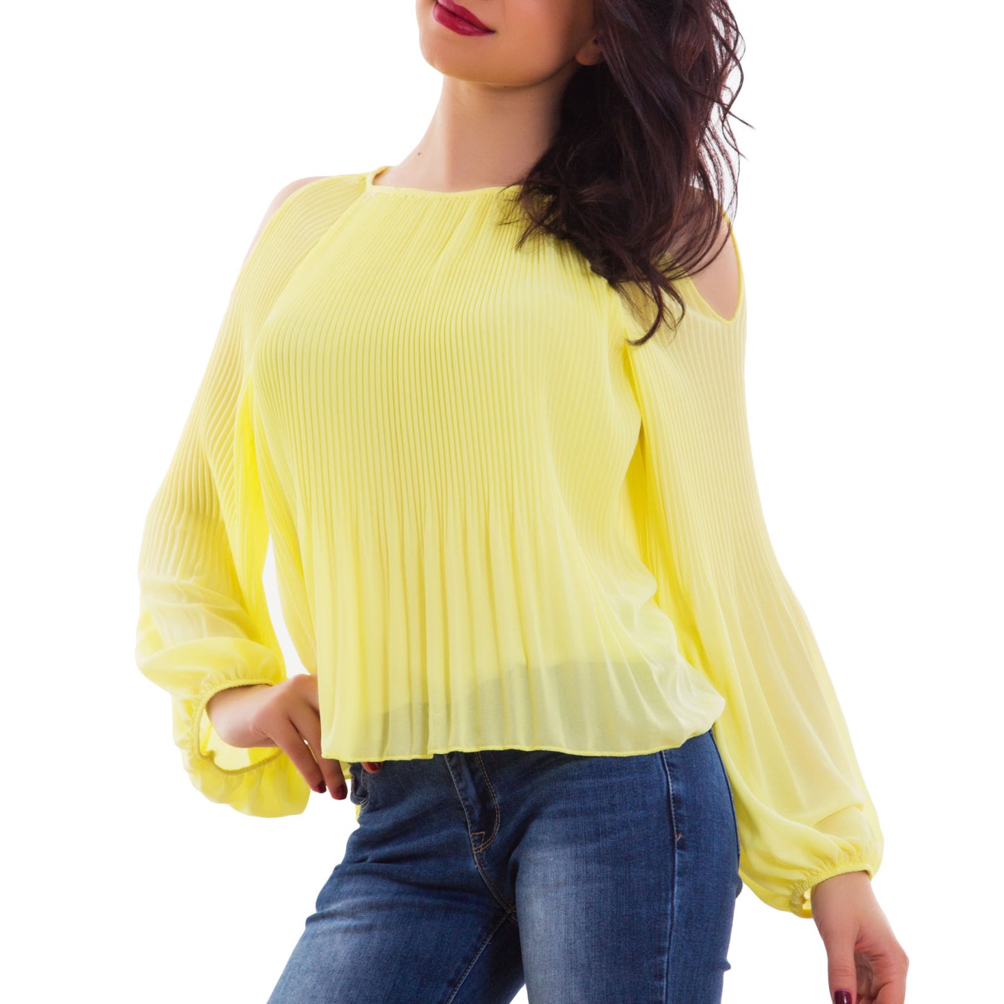 immagine-11-toocool-blusa-donna-velata-plissettata-as-1599