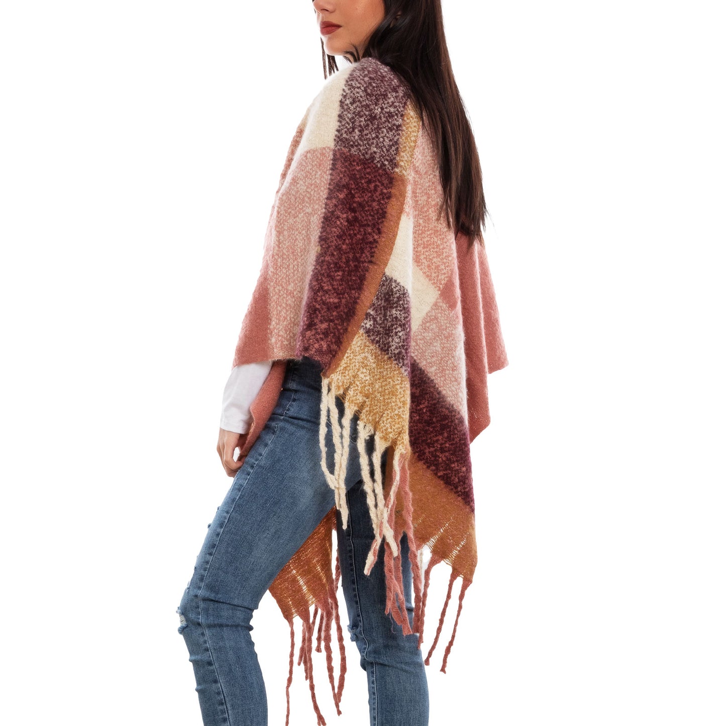 immagine-14-toocool-poncho-donna-coprispalle-mantella-quadri-a303