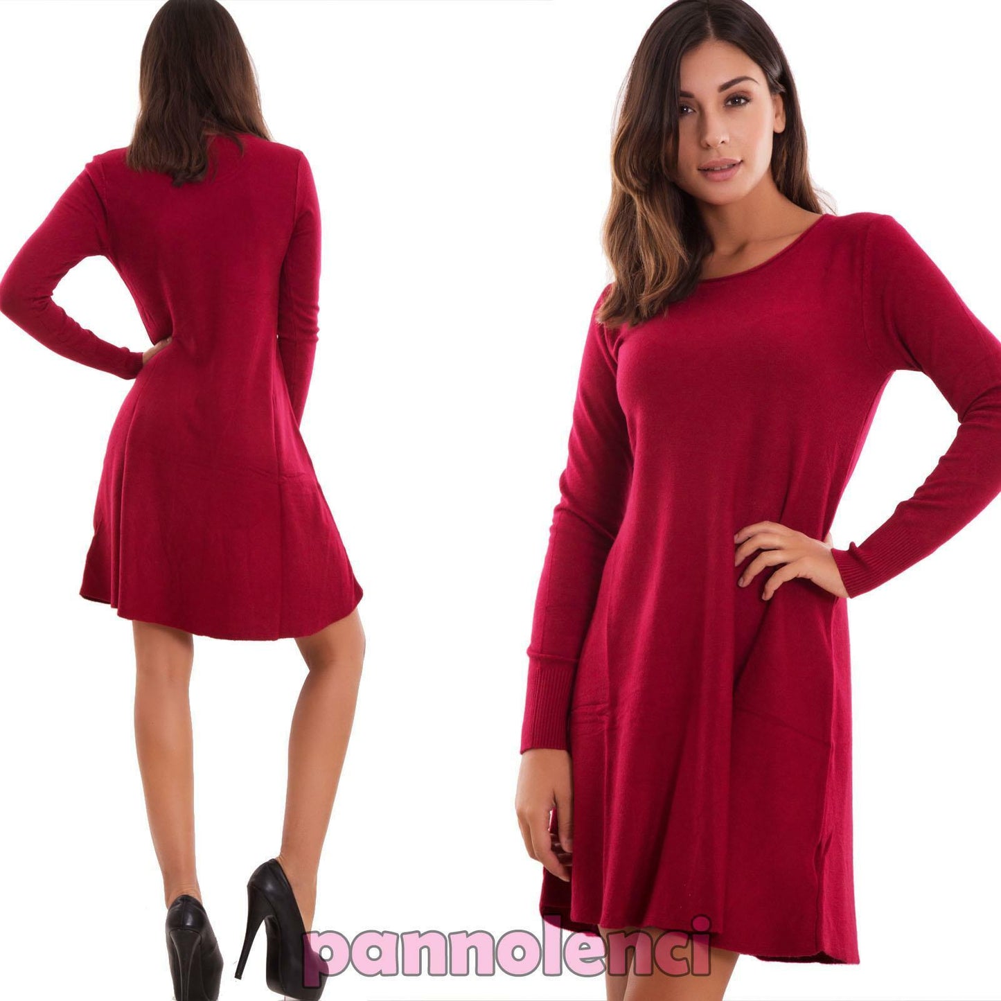 immagine-15-toocool-vestito-donna-miniabito-svasato-r2166