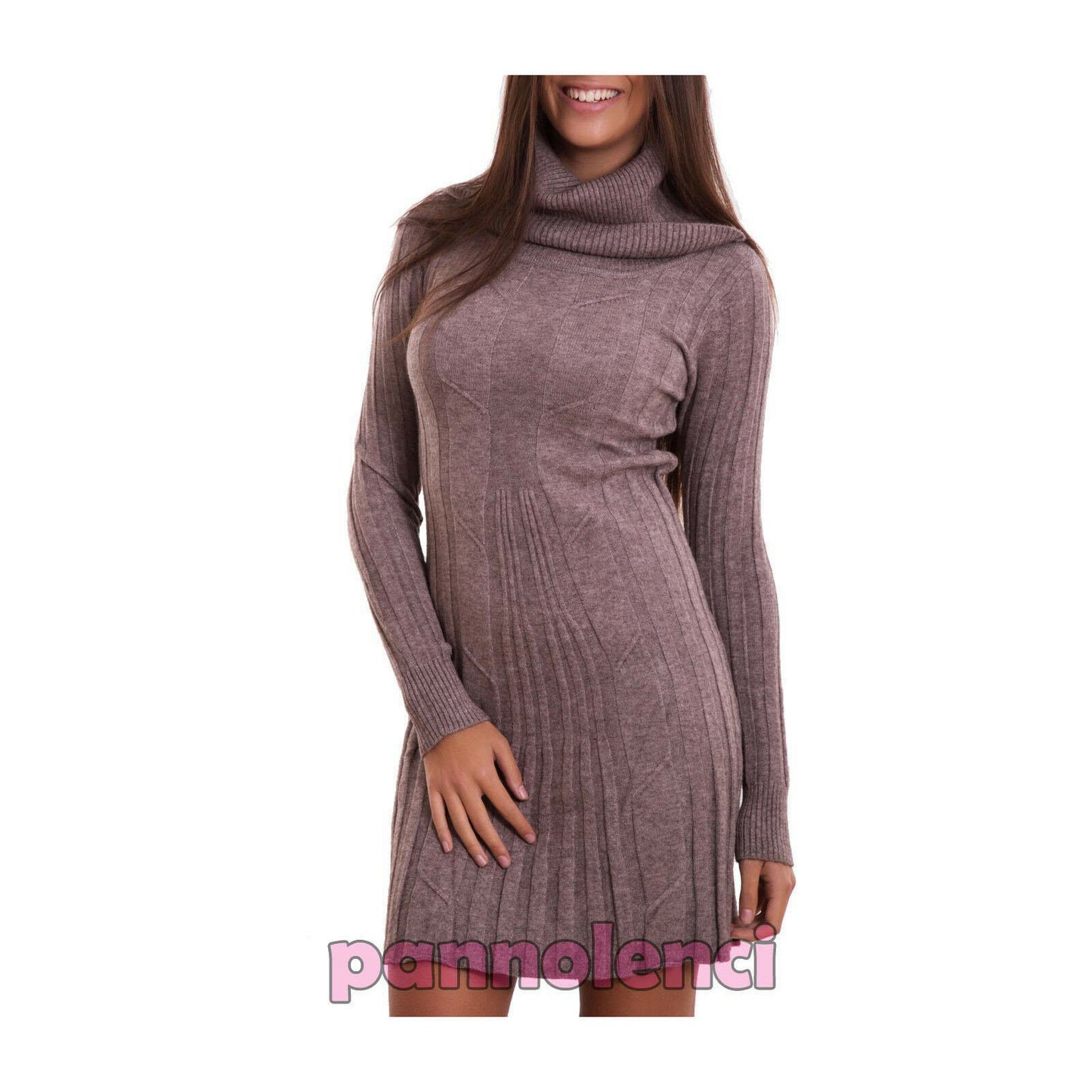 immagine-16-toocool-vestito-donna-miniabito-dolcevita-r3258