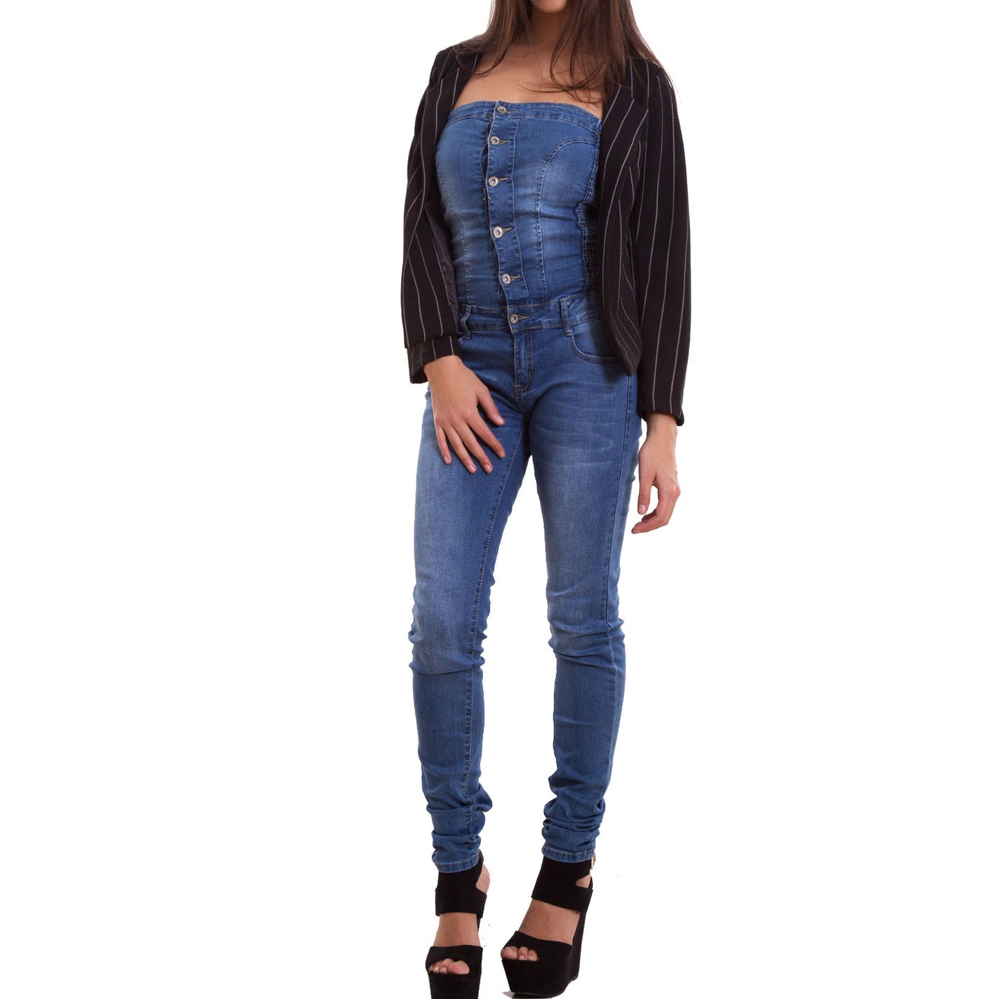 immagine-2-toocool-giacca-donna-gessata-senza-cj-2079