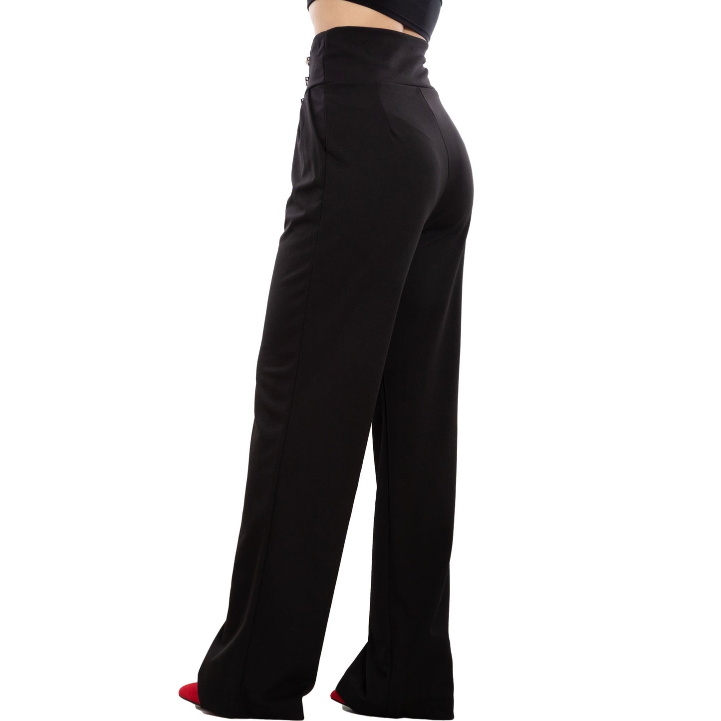 immagine-3-toocool-pantaloni-donna-palazzo-bottoni-pinces-vb-2300