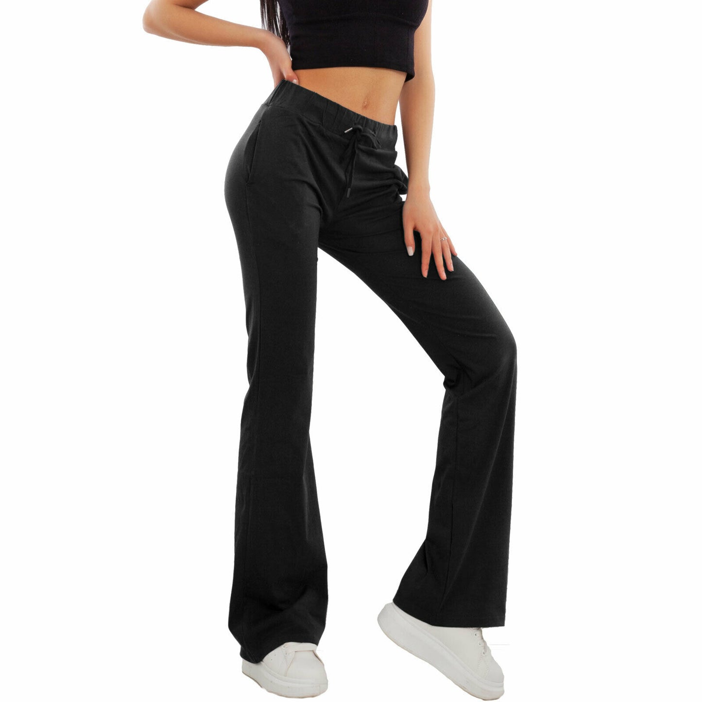 immagine-3-toocool-pantaloni-donna-zampa-flare-a73042
