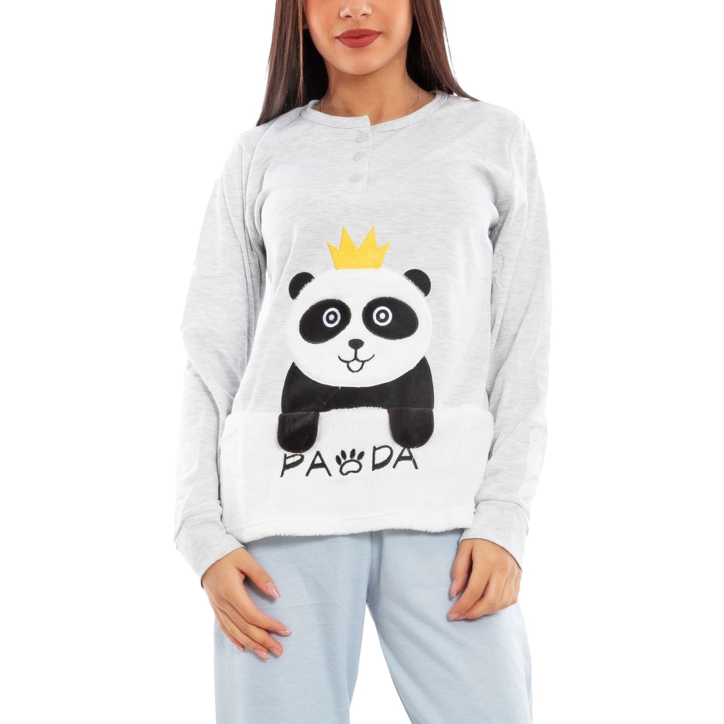 immagine-3-toocool-pigiama-donna-felpato-panda-it-3955