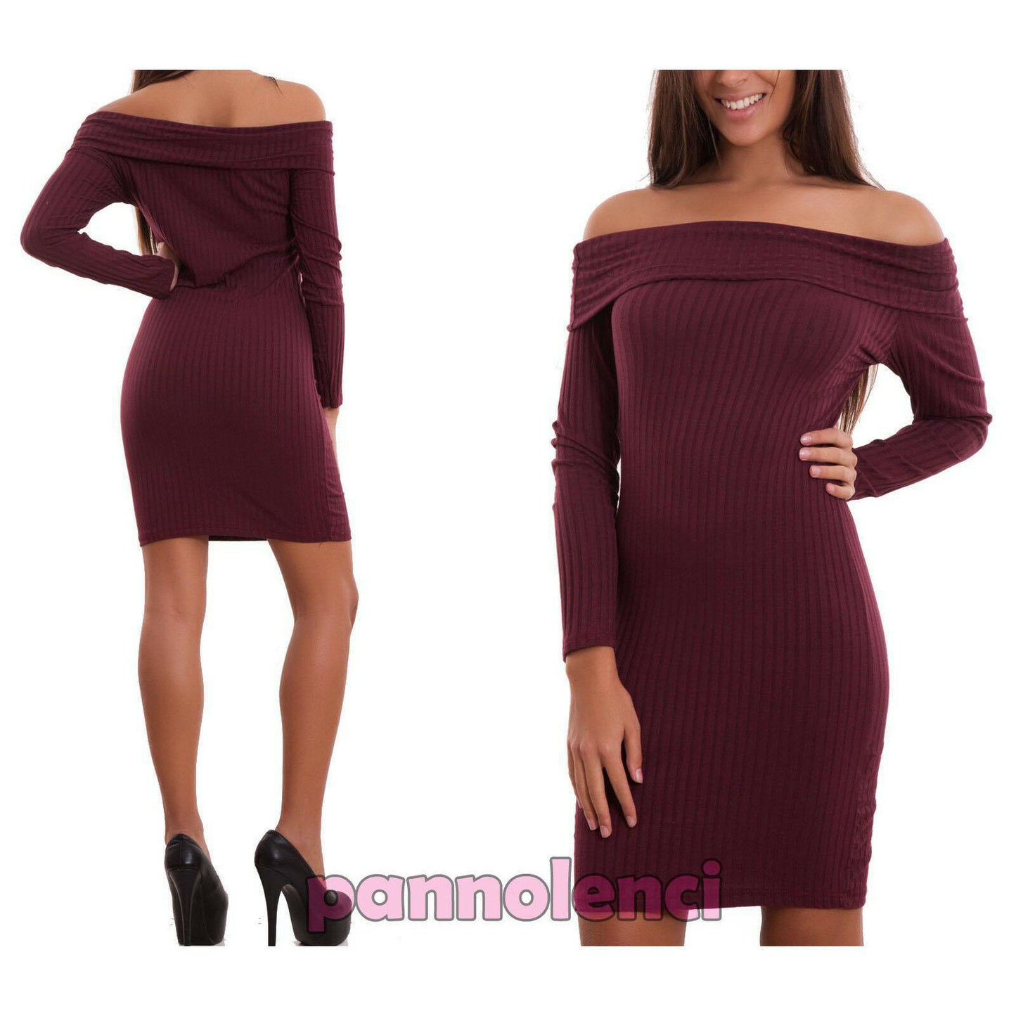 immagine-3-toocool-vestito-donna-miniabito-aderente-cr-1808