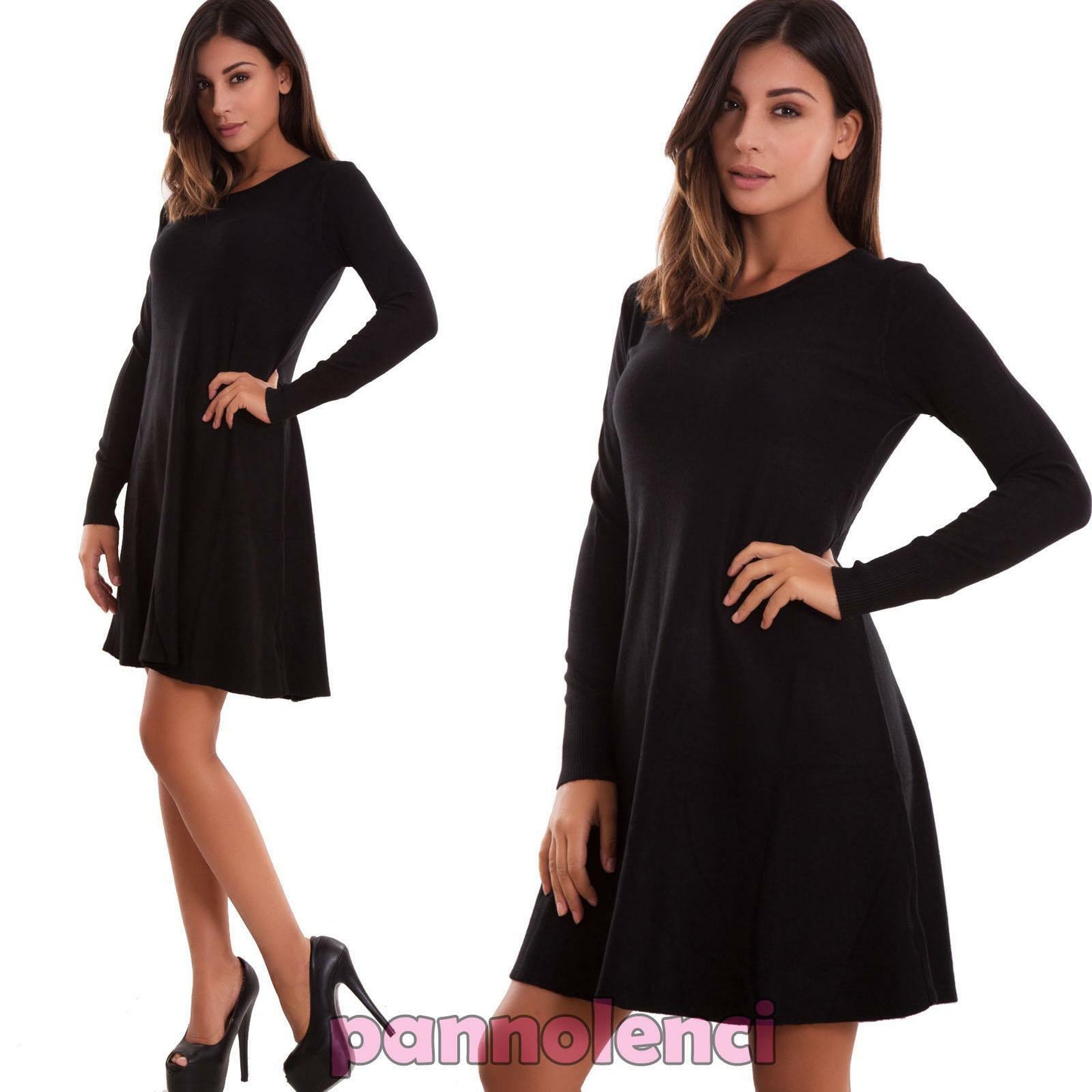 immagine-3-toocool-vestito-donna-miniabito-svasato-r2166