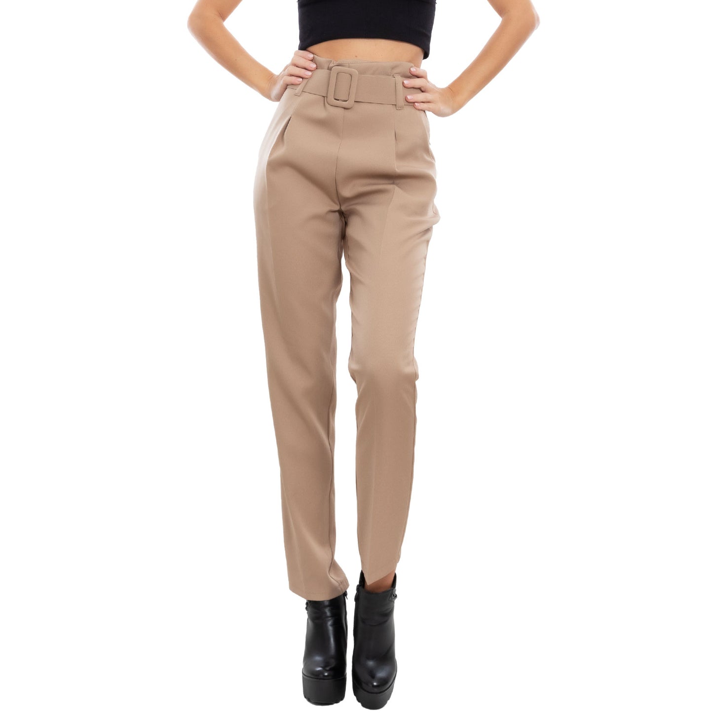 immagine-4-toocool-pantaloni-donna-vita-alta-cintura-pinces-vi-3698