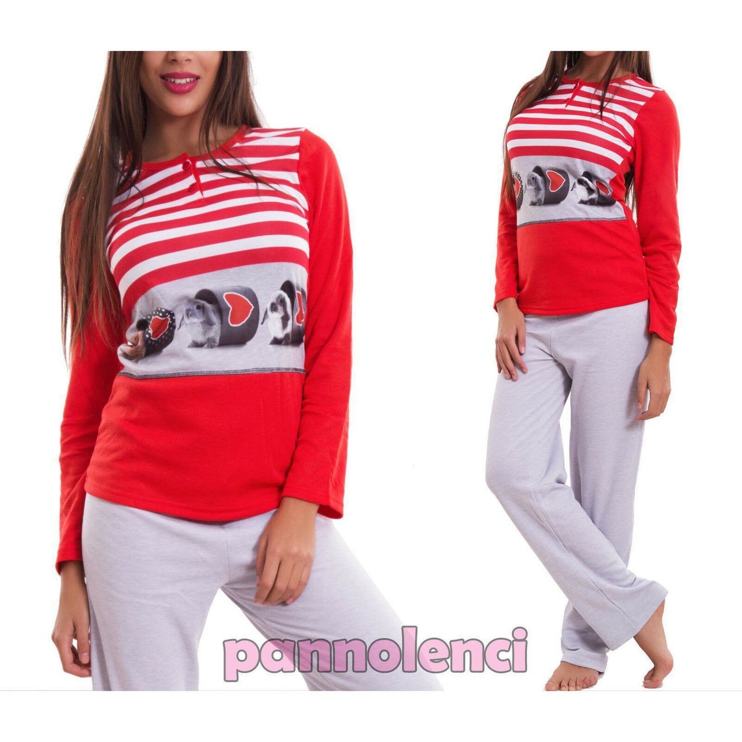 immagine-5-toocool-pigiama-donna-maglia-felpato-6067-mod