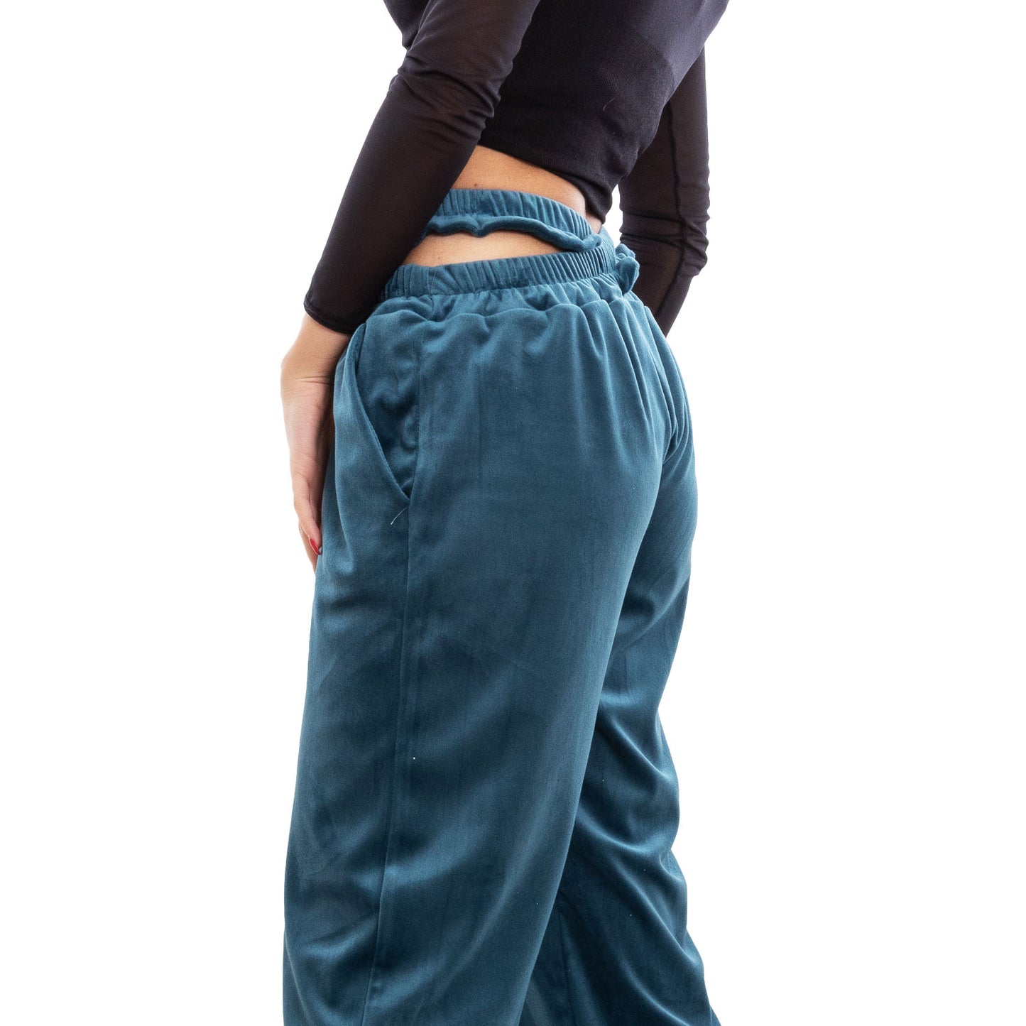 immagine-7-toocool-pantaloni-donna-jogger-velluto-fi-21157