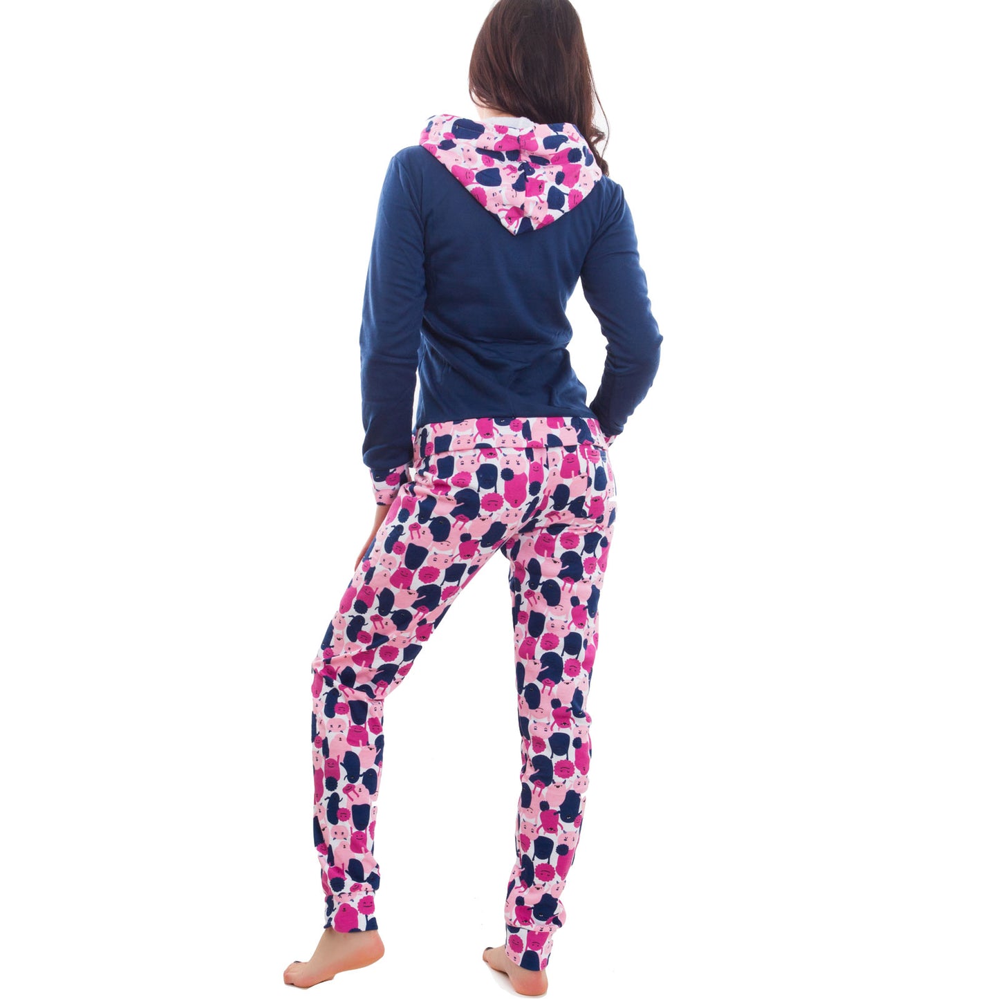 immagine-7-toocool-pigiama-donna-felpato-caldo-l1081