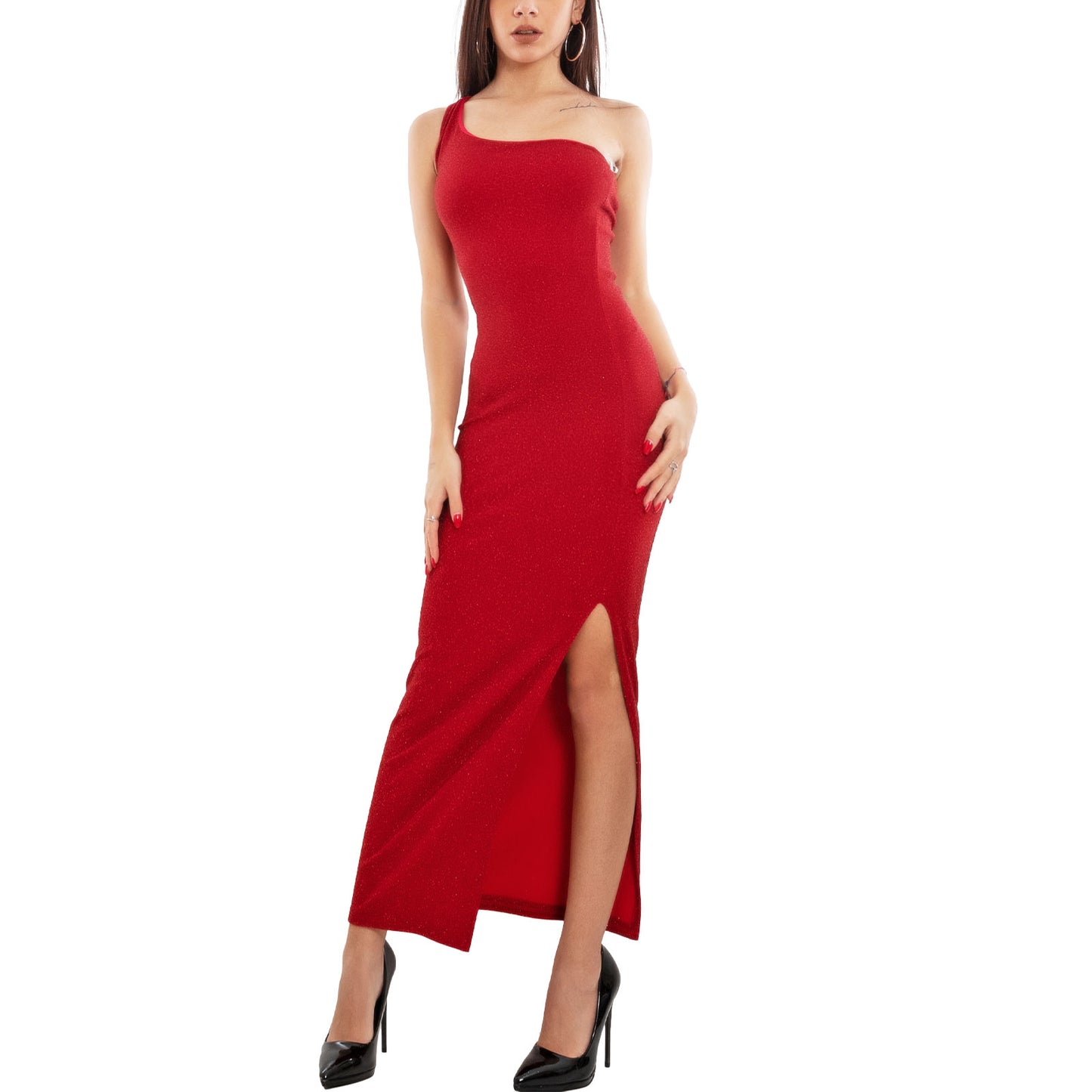 immagine-8-toocool-abito-lungo-lurex-glitter-monospalla-fi-2120