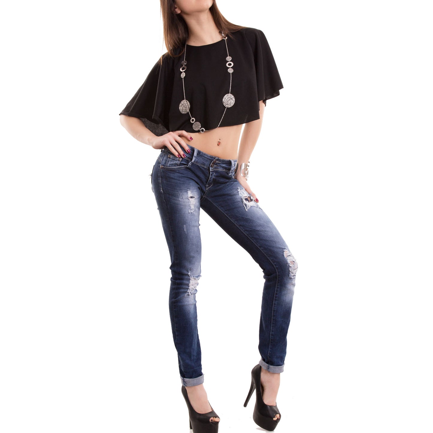 immagine-8-toocool-top-donna-corto-maglia-cc-1413