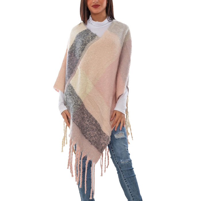 immagine-9-toocool-poncho-donna-coprispalle-mantella-quadri-a303