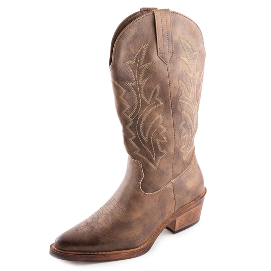 toocool stivali donna texani cowboy western camperos g676