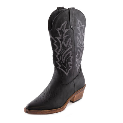 toocool stivali donna texani cowboy western camperos g676