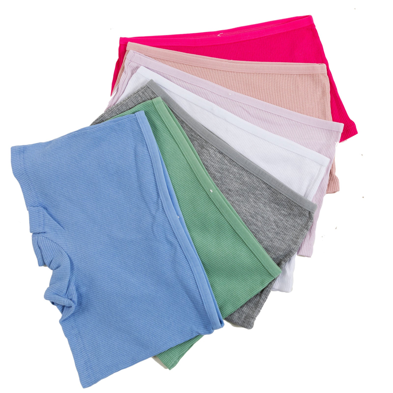 toocool stock 7 pezzi mutandine bambina cotone culotte hm218