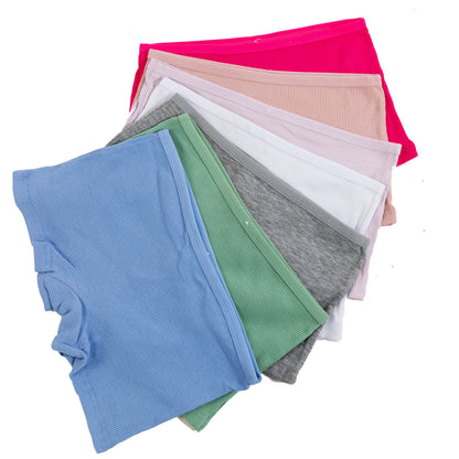 toocool stock 7 pezzi mutandine bambina cotone culotte hm218
