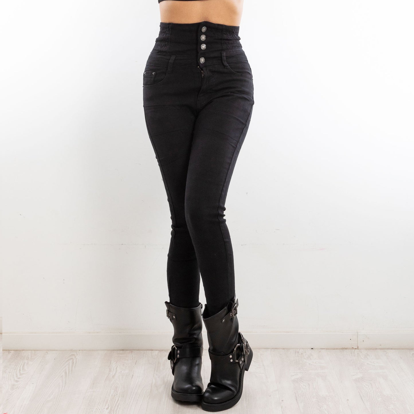 toocool jeans donna vita alta xm 1016