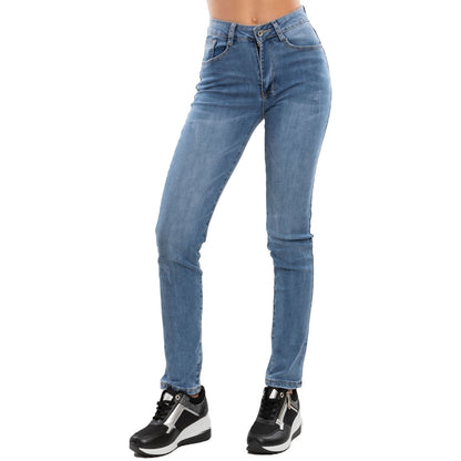 Jeans Donna Slim Fit Elasticizzati Pantaloni Denim Vita Alta Push Up VI-2481