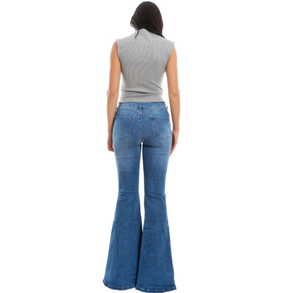 toocool top donna corto costine smanicato elasticizzato vi 5033