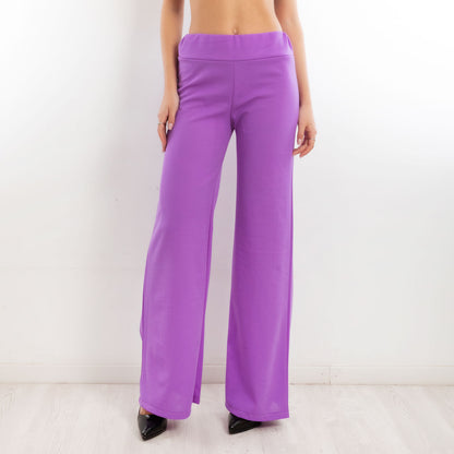 toocool pantaloni donna a palazzo basic vi 9292
