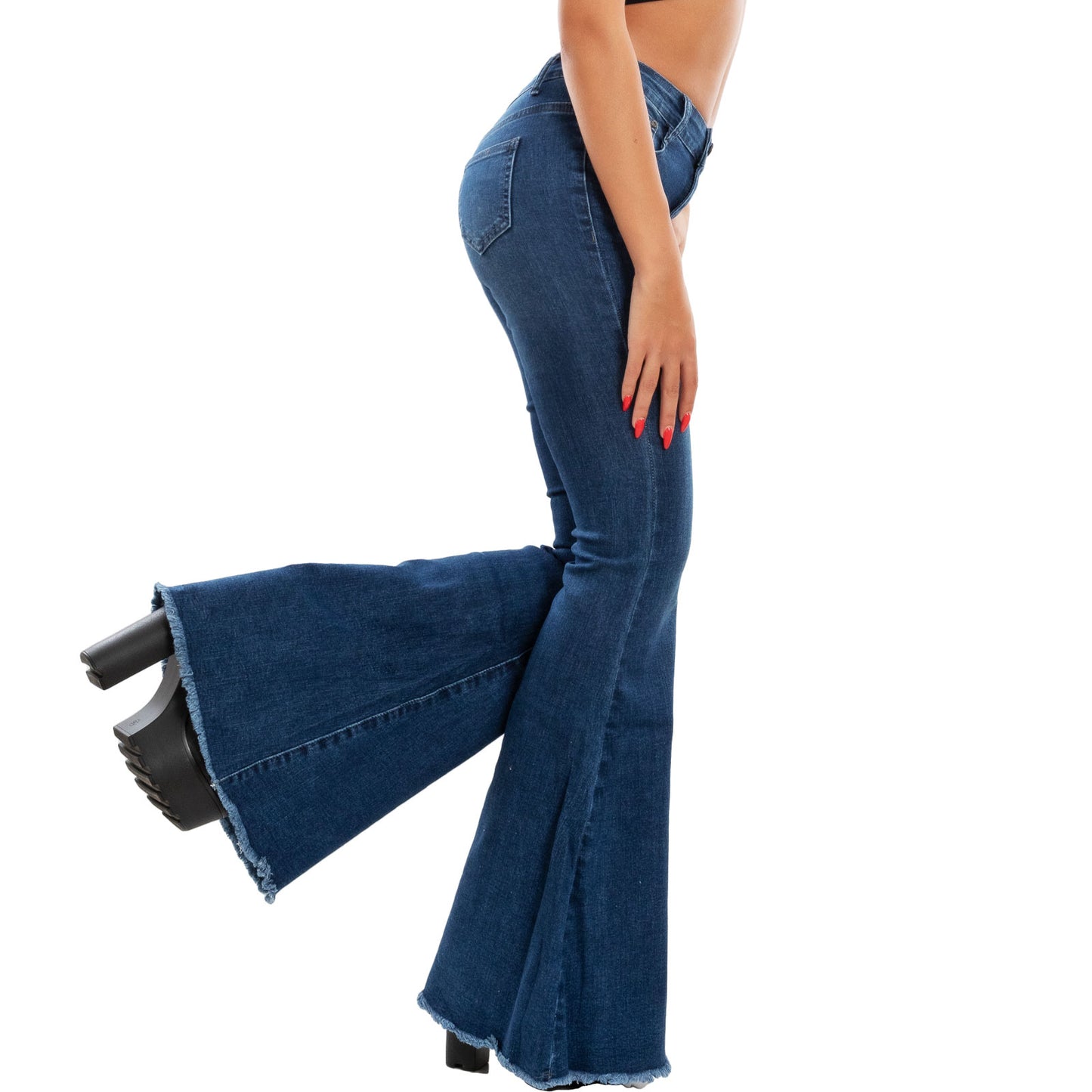 toocool jeans zampa elefante flare campana wt 835