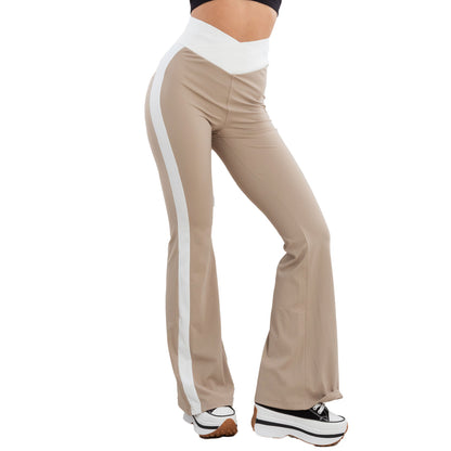toocool leggings pantaloni donna zampa vita alta elasticizzati yy011