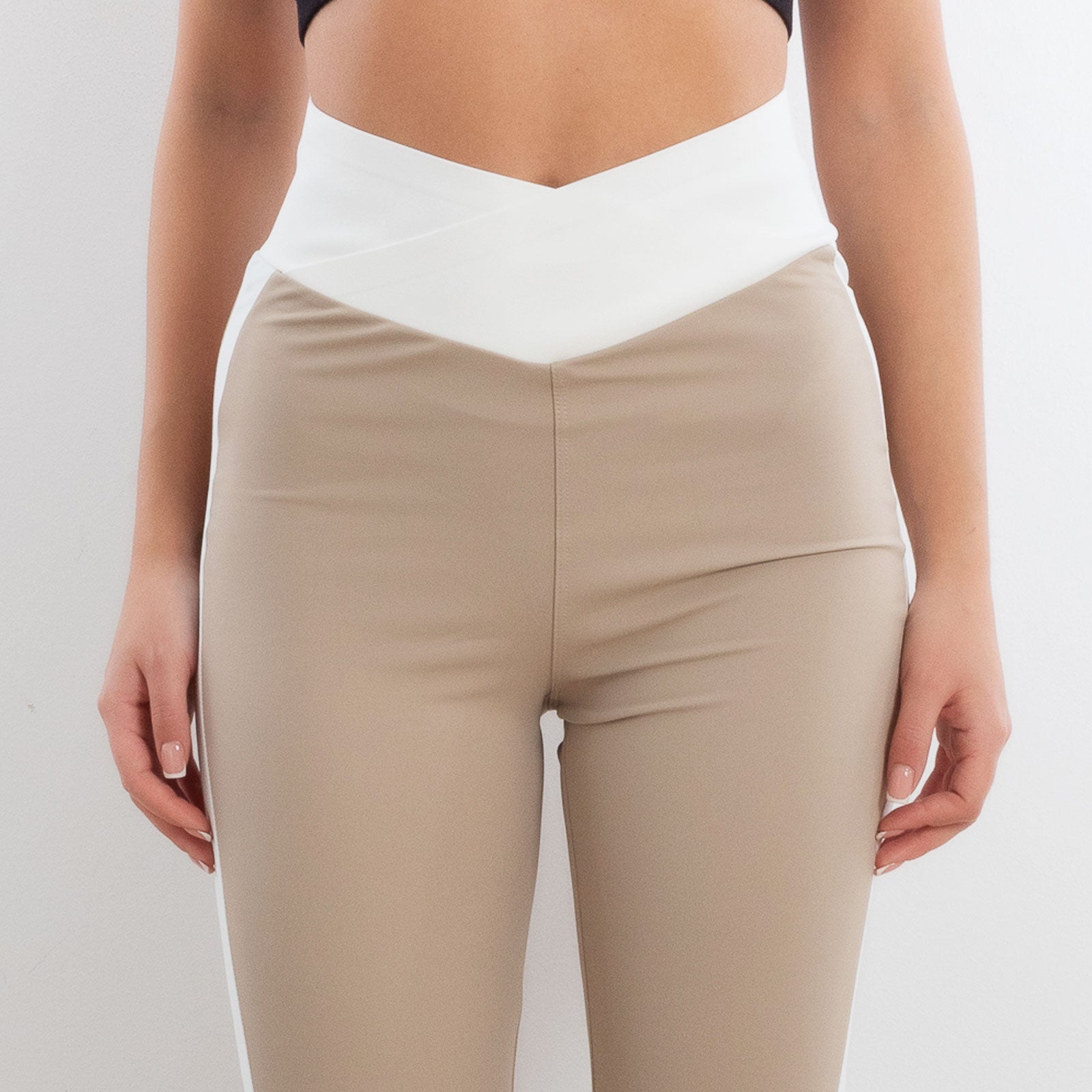 toocool leggings pantaloni donna zampa vita alta elasticizzati yy011