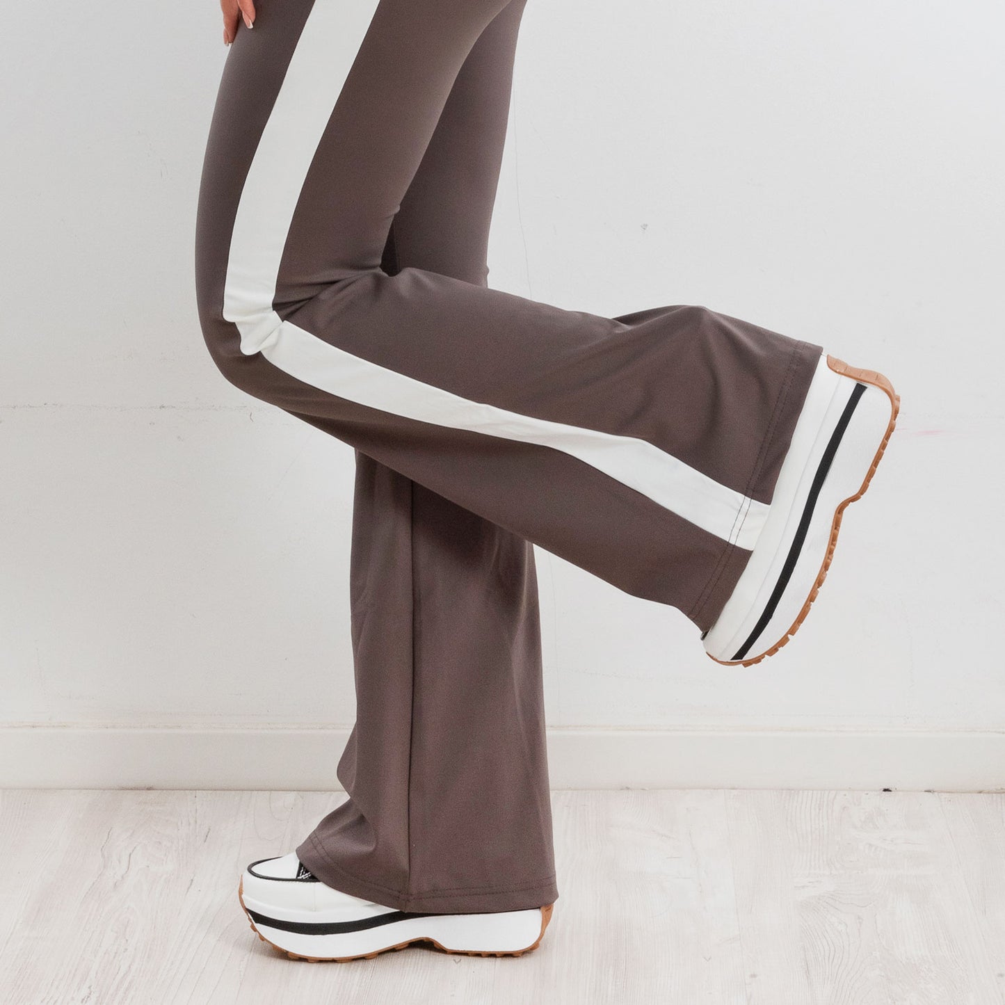 toocool leggings pantaloni donna zampa vita alta elasticizzati yy011