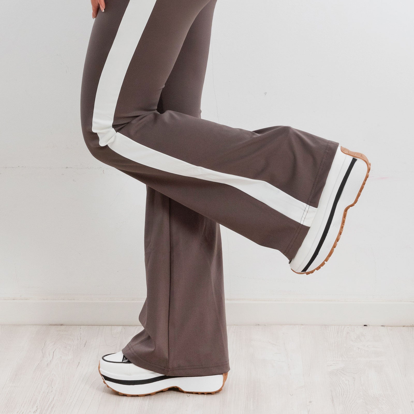 toocool leggings pantaloni donna zampa vita alta elasticizzati yy011