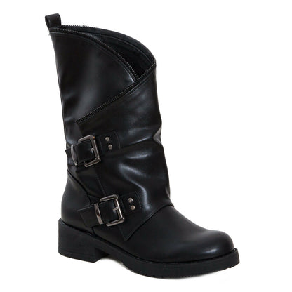 Stivali donna bassi biker SA9907