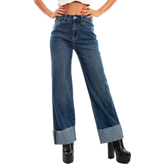 immagine-1-toocool-jeans-risvolto-vita-alta-boyfriend-baggy-rm2330