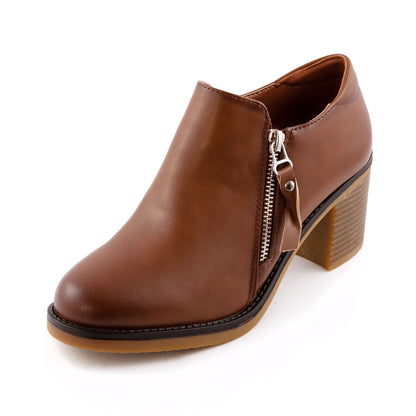 toocool mocassini donna tacco comodo scarpe eleganti 9421