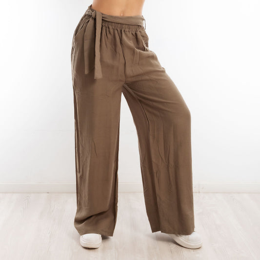 toocool pantaloni palazzo donna leggeri estivi freschi comodi cintura toocool yv260 nero sm