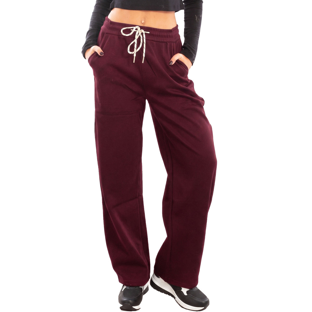 toocool pantaloni tuta donna sportivi casual toocool yv3870 nero s