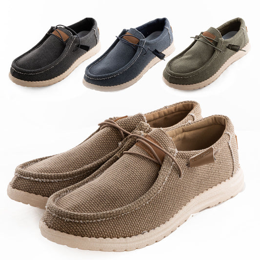 toocool scarpe slip on da uomo tela leggera mocassini casual lacci elastici suola antiscivolo camminata tempo libero toocool grz 9908 blu 44
