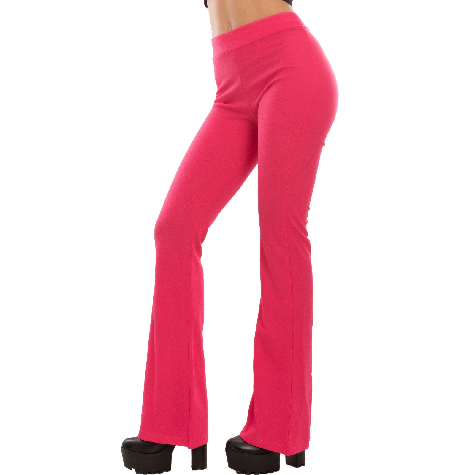 toocool pantaloni zampa donna elasticizzati flare eleganti vita alta comodi e versatili per ufficio tempo libero e cerimonie toocool as 5165 beige s