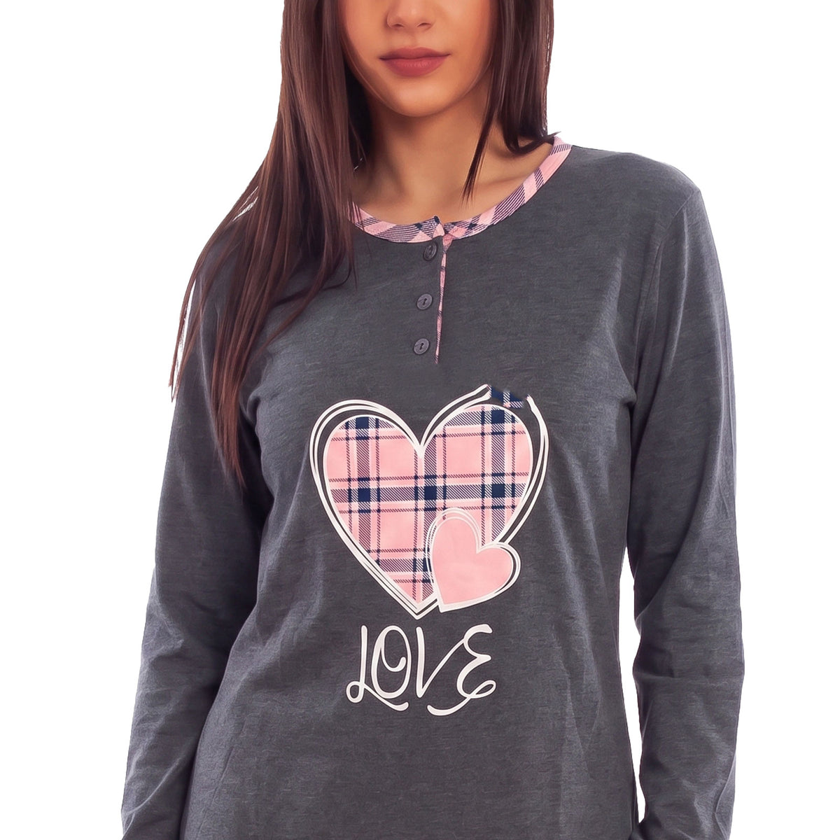 toocool pigiama felpato da donna caldo invernale scozzese toocool q1036 blu s