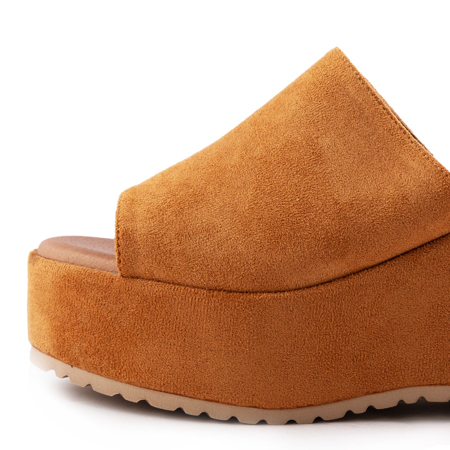 toocool sabot donna sandali scamosciati zeppa flatform hd055 181