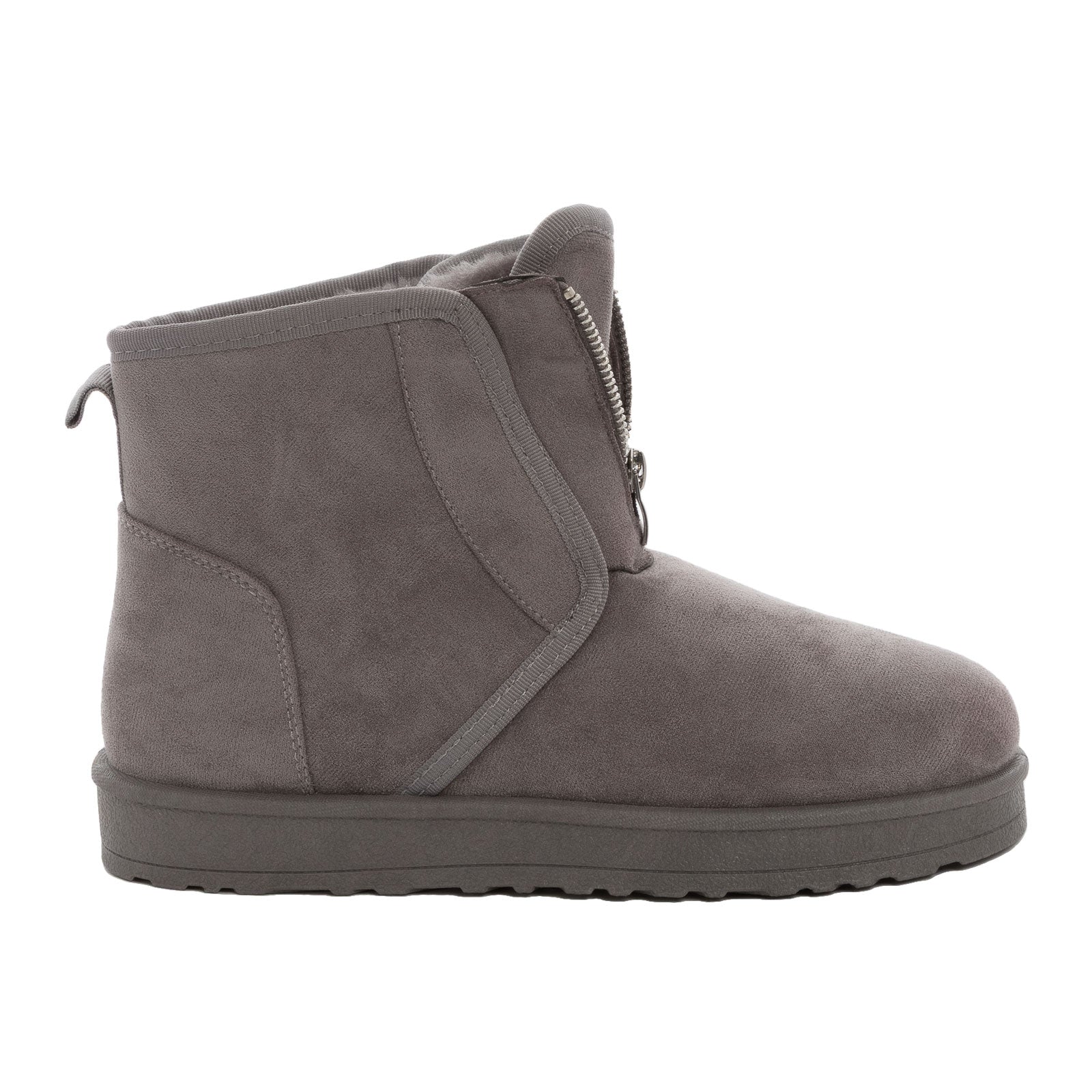 toocool scarponcini invernali uomo chiusura zip stivaletti caldi foderati in pelliccia sintetica tronchetti comodi toocool nu7709 nero 41