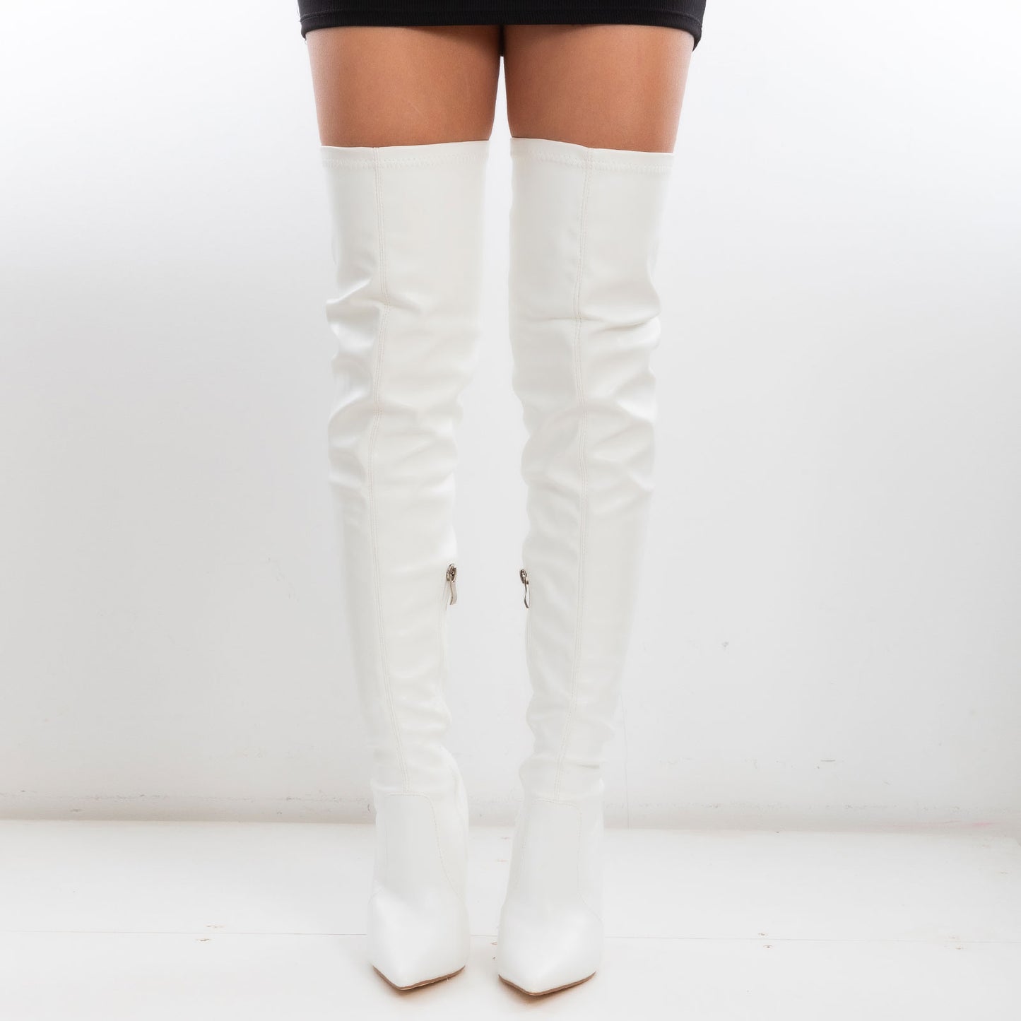 toocool stivali alti donna cuissardes alti sopra ginocchio pelle sintetica toocool x8247