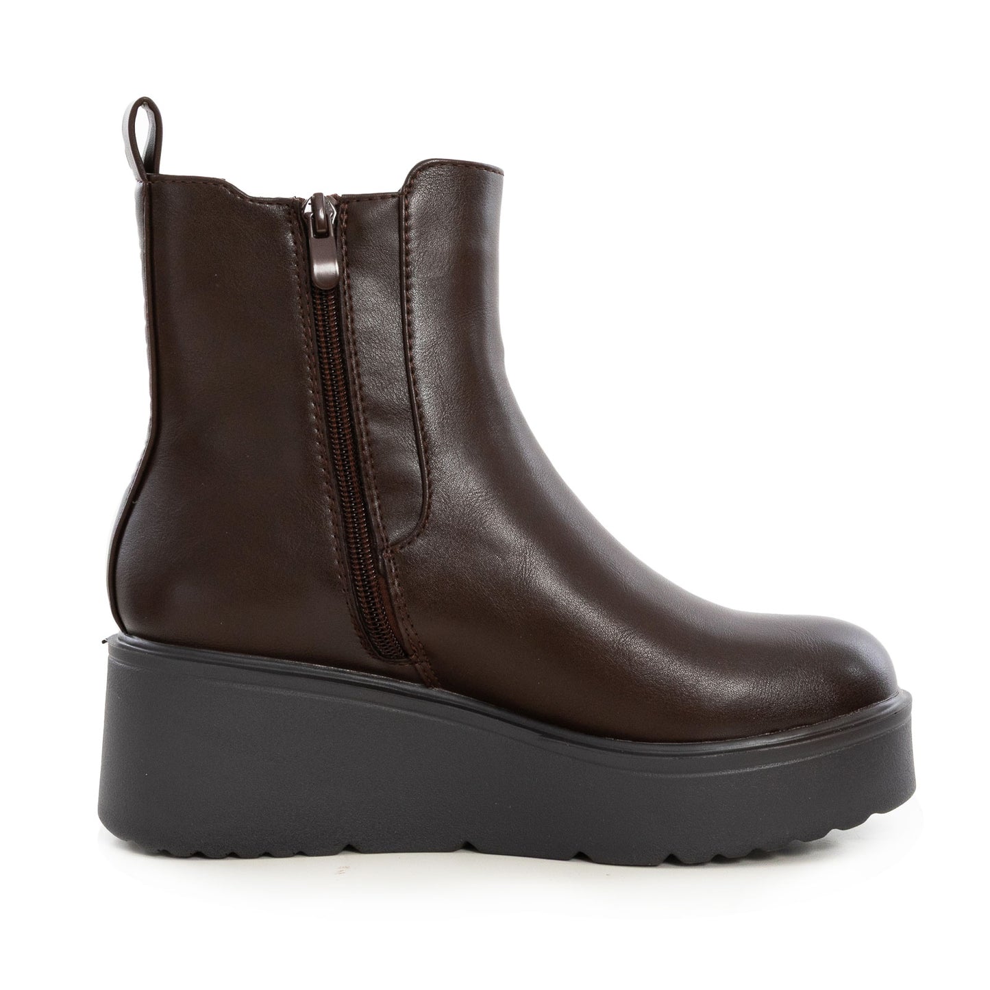 toocool stivali chelsea donna stivaletti alla caviglia elastici slip on zeppa toocool xg110 nero 36