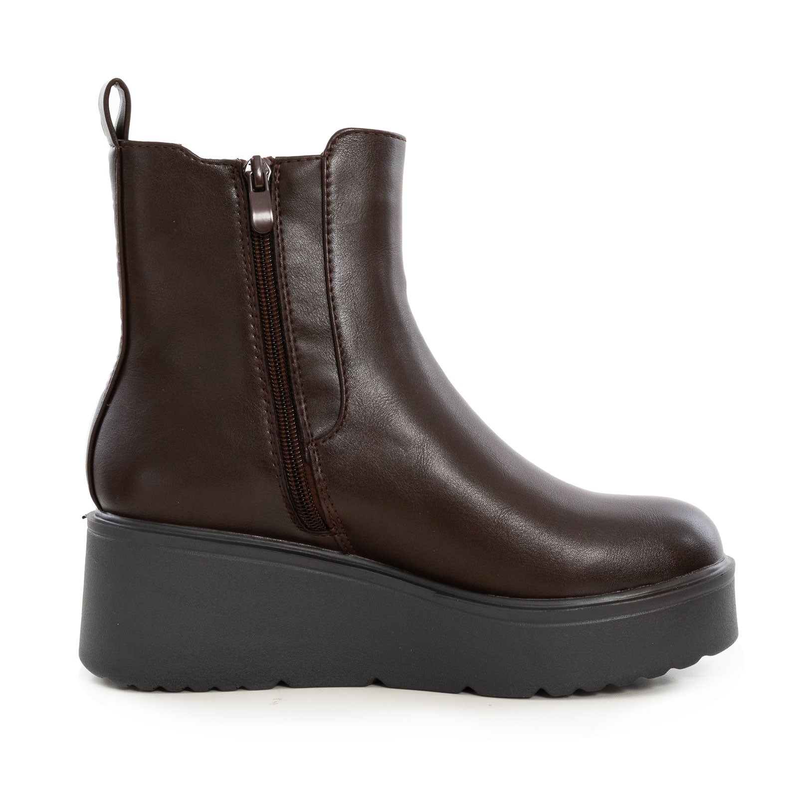 toocool stivali chelsea donna stivaletti alla caviglia elastici slip on zeppa toocool xg110 nero 36