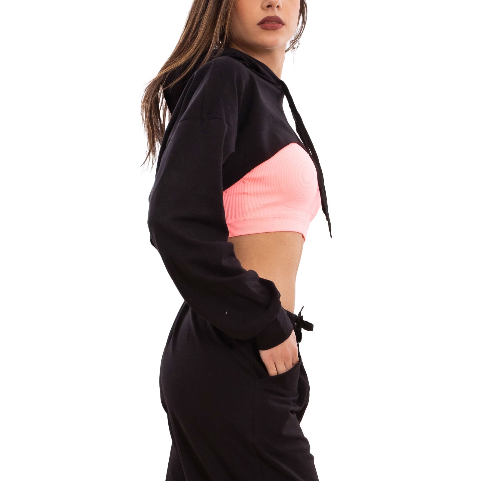 toocool tuta donna completo fitness sport vi 3249 grigio sm